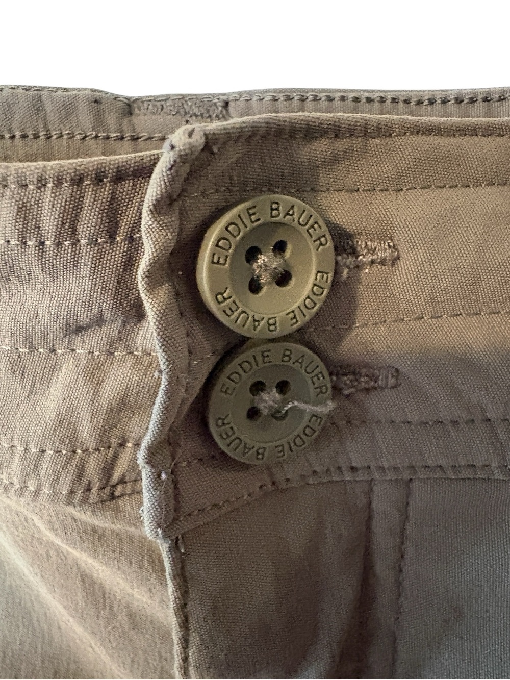 Eddie Bauer Olive Green Cargo Shorts - Picture 5 of 6